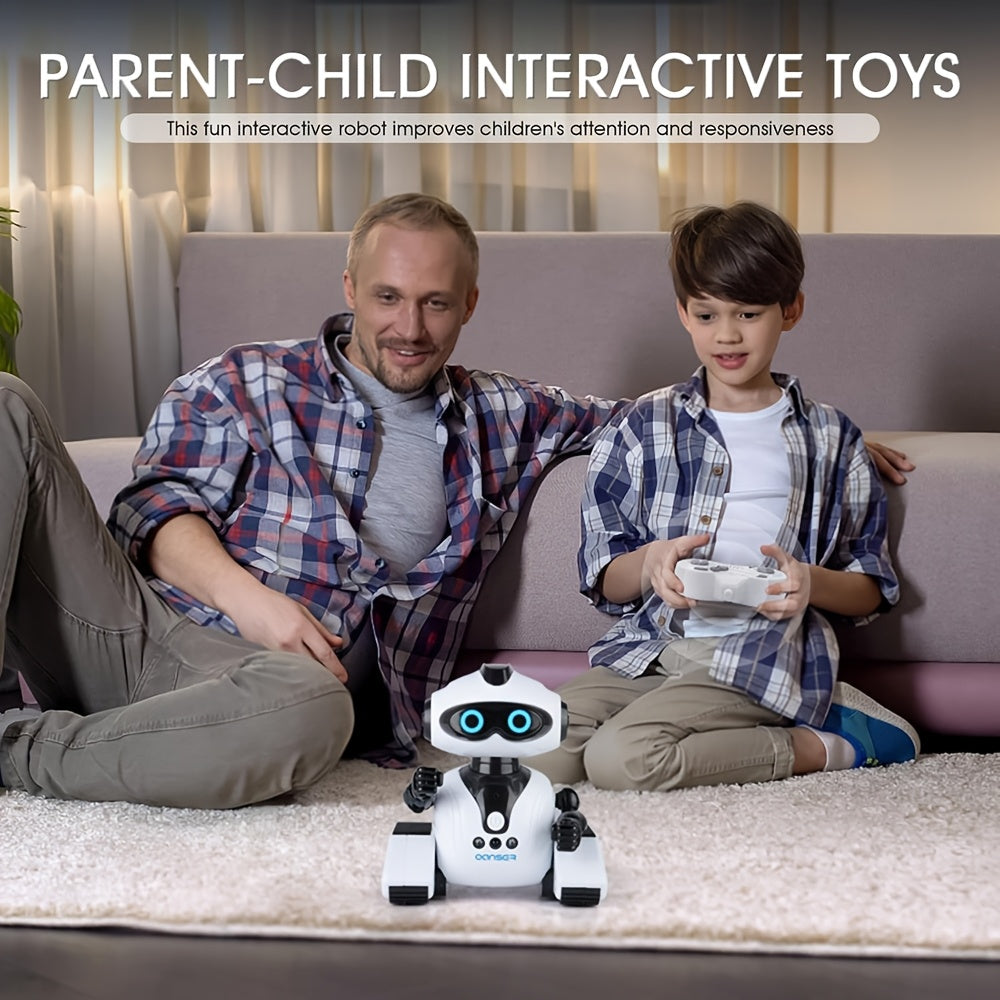Gesture Sensing Robot With Storytelling, Singing And Dancing Functions, MultitaLight Beigeg, Performance/ Editing Programming And Other Features, Suitable As A Birthday Gift For Kid