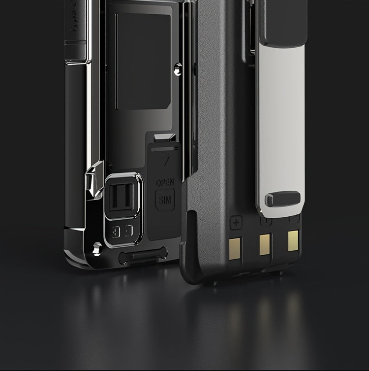 Omi T6 Global 5000 Km 4G/5G Walkie-Talkie with Large Color Screen, 8K HD Sound, 5-Day Life, -Free Calling, Global Coverage, Ideal for Outdoor dventures & Group Communication