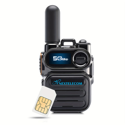 G388 Global Long-range Walkie-talkie 5G Two-way Radio, Multi-LED Flashlight, Rechargeable PTT Cellular Radio Fast Wireless Unlimited Range, Far-end Intercom, HD Sound Quality, Rugged And Suitable for Outdoor Activities (with
