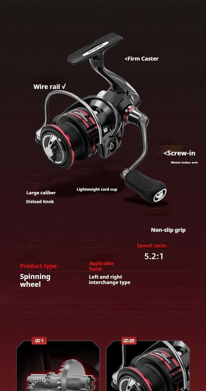 Commander Ambidextrous Carbon Fiber Baitcast Fishing Rod and Reel Combo, Extra Light Medium Fast Action, Ideal for Easter, Independence Day, Christmas, New Year, Grandparents Day Gifts