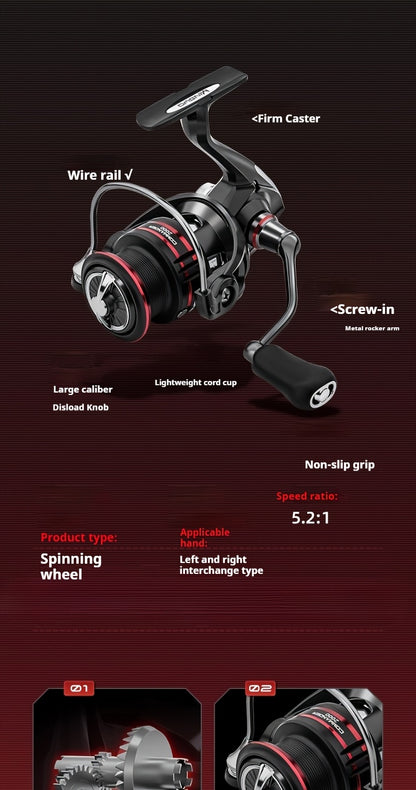 Commander Ambidextrous Carbon Fiber Baitcast Fishing Rod and Reel Combo, Extra Light Medium Fast Action, Ideal for Easter, Independence Day, Christmas, New Year, Grandparents Day Gifts
