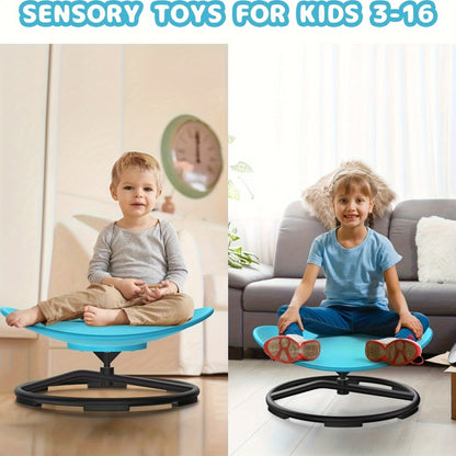 Swivel Chair For Autistic Children, Sensory Chair For Autistic Children 360 Degree Swivel Ergonomically Designed To Train Body Coordination, No Assembly Required, Non-Slip Designed Sensory Swivel Chair For Children, Easter Gi