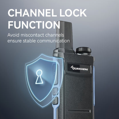 Quansheng TG-A1 Two-Way Radio - Remote Charging, Portable, Hands-Free - For Adults - Ideal for Cruising, Hiking, Hunting, Skiing - 2 Sets - Perfect Gift for Outdoor Enthusiasts