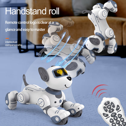 GRAXGROW Funny RC Robot Electronic Dog Stunt Dog Voice Command Programmable Music Dance, Infrared Remote Control Robot Dog for Kids Toys Ages 3+ Boys And Girls for Birthday Gifts, Entertainment, Interactive Play, Fun Robot, P