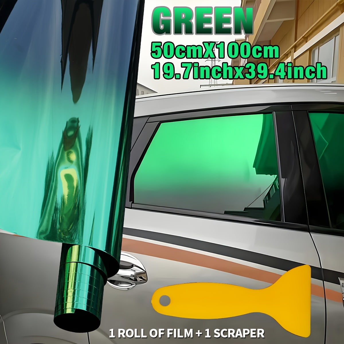 RV Dual tone Gradient Thermal Insulation Film - Explosion proof, Color Contrasting Car Solar Sunshade - Suitable and Easy to Install PET Material Accessories Window Sticker Kit Window Film Suitable for RV RV Glass and Home Wi