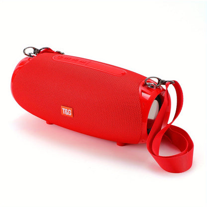 Portable Wireless Speaker - TG534 with Dual Speakers - TWS Stereo Hi-Res Audio - Hands-free Call/FM/TF Card/U Disk - Connect to Mobile Phone/Tablet/TV - Support Plug-in Card U Disk - Compatible with TF Card/USB Drive/FM Built
