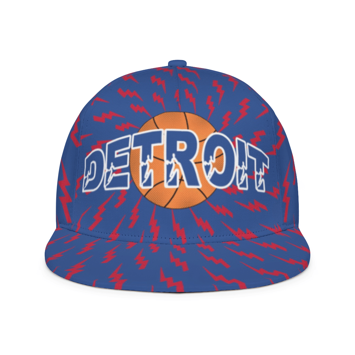 Detroit Camo Print Basketball Cap - Adjustable Snapback Hat with Camouflage, Sporty Urban Style Suitable for Casual Wear, Outdoor Activities & Detroit-Themed Outfits, Camo Hat for Urban Streetwear and Motor City Style