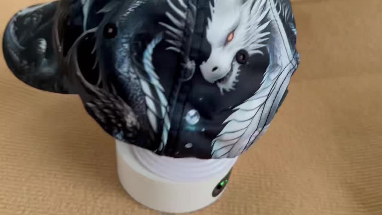 1pc Adjustable Dragon Baseball Cap for & - Black & White /Korean Dragon Scale & Wing Design, Lightweight PET &, Cool Casual Outdoor Sports Hat, Valentine's/Masquerade/ Accessory (Dragon