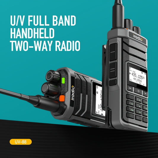 UV-88:U/V Multi -BandMulti-function Two-Way Radio, AM/FM Aviation Band Rx, Cross-Band HT, 1024 Channel Groups, Pressure Resistant