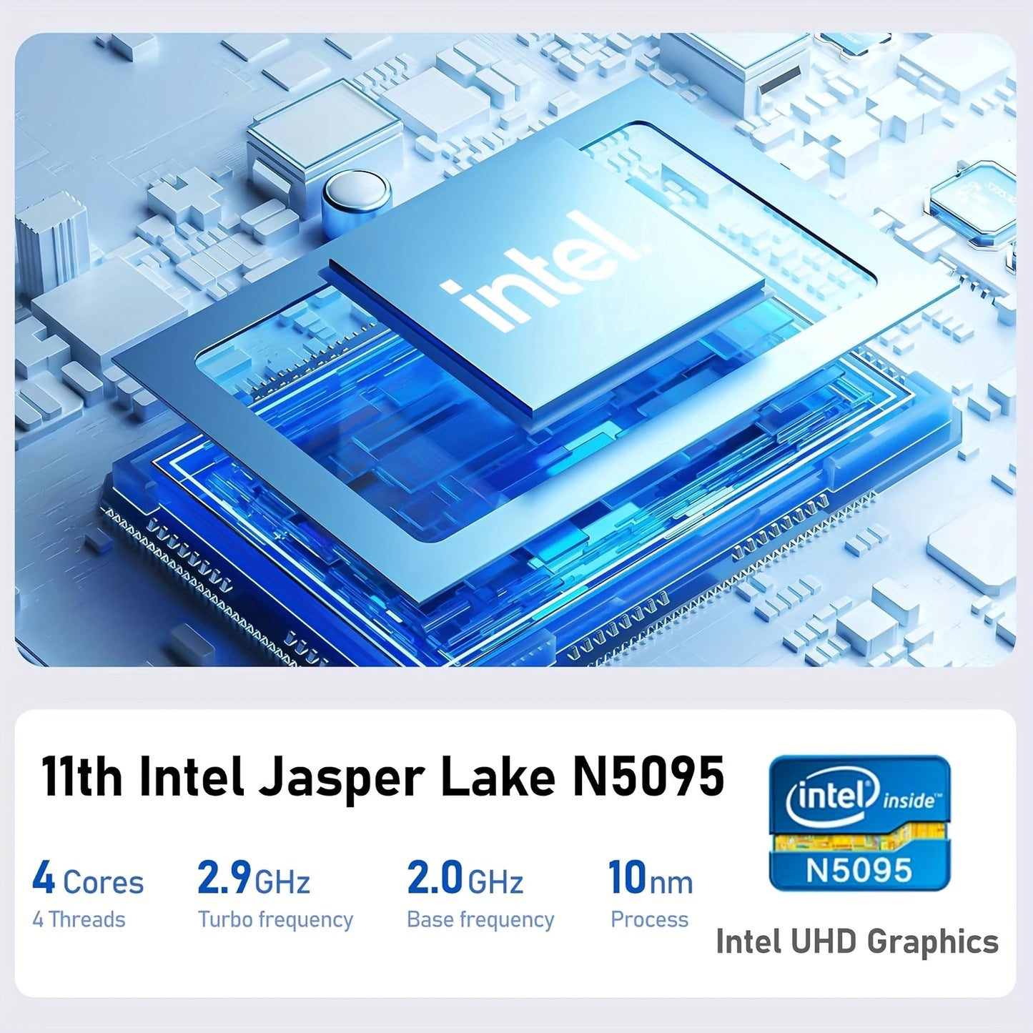 FUNYET Laptop Computer, Gaming Laptops 2026, Lap Top PC , 8GB/16GB RAM 256GB/512GB/1TB SSD, N5095 Processor(up to 2.9 GHz), FHD 1920 x 1080