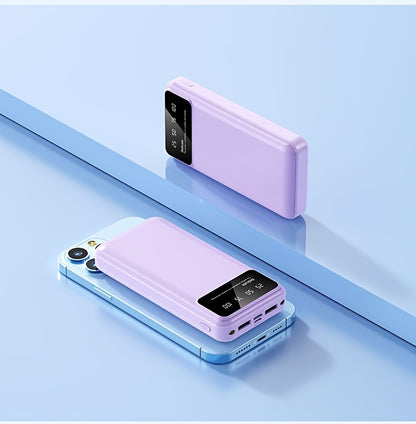 65000mAh High-capacity Portable Power Bank, Portable USB Charger, for iphone17/ 16/ 15/ 14/ 13/ 12/ 11/ XS, Portable Charger with LED Power Display Outdoor Travel Emergency Backup Power Bank, Best Gift for Halloween And Chris