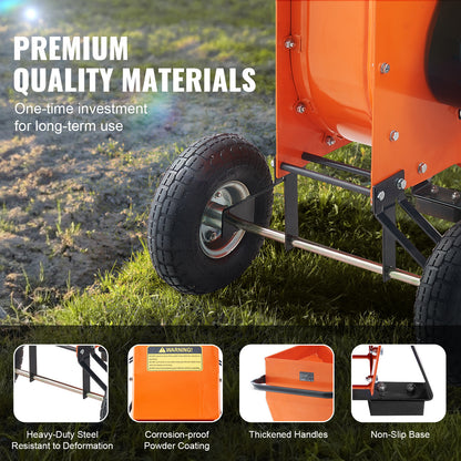 VEVOR Wood Chipper Shredder Mulcher 7HP Heavy Duty Gas Powered 3” 212cc/ 420cc, 4.1kw/4.1kw