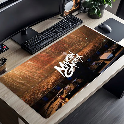 Martin Garrix Logo Gaming & Office Mouse Pad - Non-Slip Rubber Base, Smooth Tracking Surface, DJ-Inspired Desk for PC/Laptop, Durable Computer Accessory with Iconic Signature Design for Fans