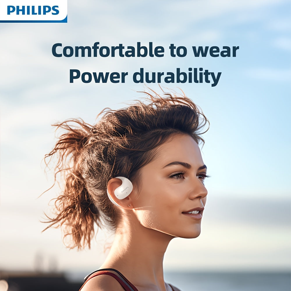 PHILIPS True Wireless Earbuds - Stereo Surround Sound, ENC Noise Cancellation, Touch Controls & Built-in Mic | 24H Polymer Battery, USB-C Fast Charging Case | Lightweight Comfort For Commuting, Workouts & Daily Use TAT2708