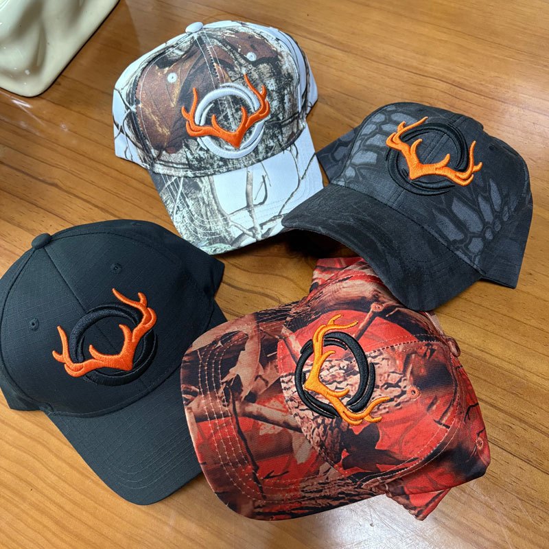 Unisex Deer Antler Embroidered Camouflage Baseball Cap | Outdoor Adjustable Curved Brim, Breathable, Fitted, Closure