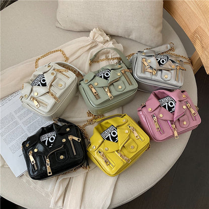 Women'S Korean-Japanese Inspired Chain Crossbody Bag with Detachable Strap - Multi-Functional Wallet Handbag, Golden-Tone Hardware & Zipper Closure, Synthetic, Casual to Formal Purse in Black, Army Green, White, Pink, Yellow