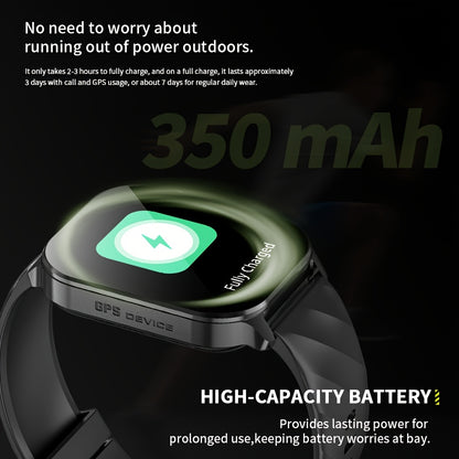 High-Performance GPS Smartwatch with Precise Route Tracking, 1ATM Waterproof, 2.01-Inch Full Touchscreen, HD Calls, Message Sync, Sleep Monitoring, Music Playback, Remote Camera Control, Voice Assistant, 100+ Sports Modes –