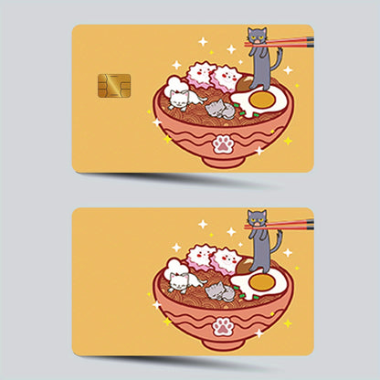 3pcs, 1pc spare Car Stickers, Super Thin, Waterproof, Scratch-Resistant, Slip-Resistant, Vinyl, for Credit Card, Debit Card, Traffic Card, Key Card, Skin Protection, Bank Car