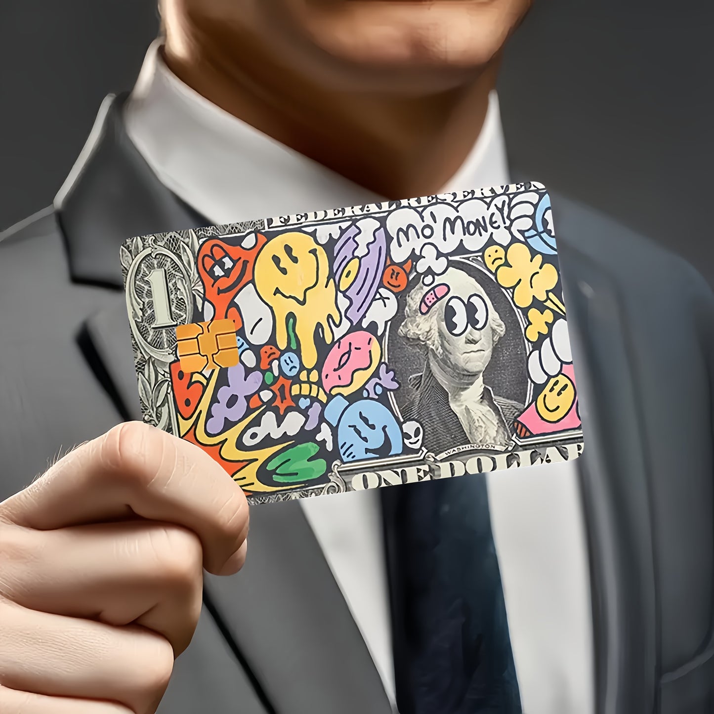 2pcs Vibrant Dollar Design Waterproof Vinyl Stickers, Credit Card Light Beige Covers, Ultra-Thin, High-Quality, Scratch-Resistant, Suitable for Credit Cards, Bank Cards, Transit Cards, Removable Self-Adhesive for Most Cards,
