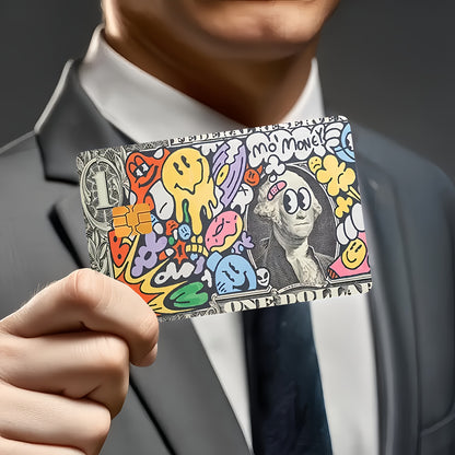 2pcs Vibrant Dollar Design Waterproof Vinyl Stickers, Credit Card Light Beige Covers, Ultra-Thin, High-Quality, Scratch-Resistant, Suitable for Credit Cards, Bank Cards, Transit Cards, Removable Self-Adhesive for Most Cards,
