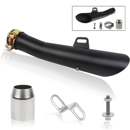 Motorcycle Exhaust Pipe 38-51mm, Suitable for Yamaha YZF R606-18 for HONDA Kawasaki for SUZUKI Off-road Vehicle 250ccHawk Street Bike 1.5-2.01" Entry Bicycle Exhaust Pipe Kit