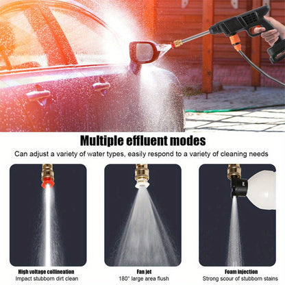 300W 30Bar Cordless High Pressure Car Washer Spray Water Gun Foam Generator Car Washing Machine for Home