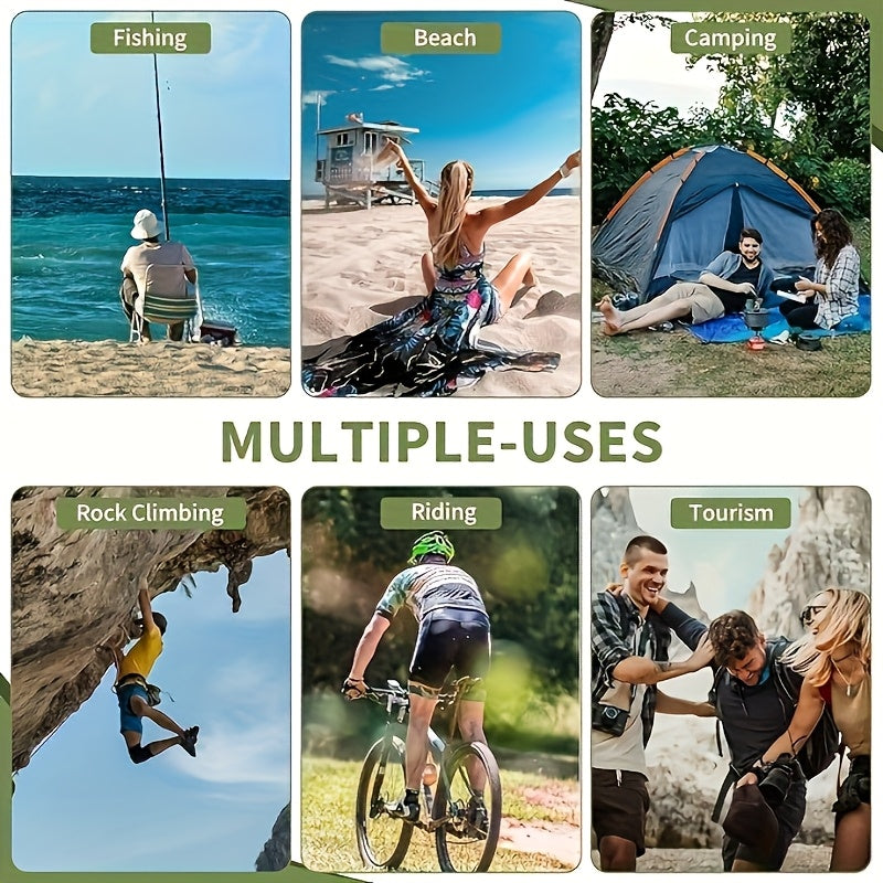 Set of 2 Portable Privacy Tents for Camping Showers - 5 Gallon Solar Shower , Quick to Assemble And Dismantle, Convenient for Hiking, Fishing, And Beach Activities - Green, Outdoor Shower Tent | Pop-Up