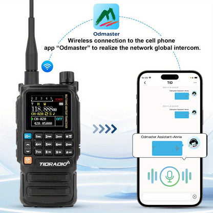 TIDRADIO H3 PLUS | Ham Radio Multi-Band Two-Way Radios with AM/ FM & Wireless Headset Compatibility | 5000km Long Range Walkie Talkies for Camping & Emergency, Emergency Communication, Outdoor Communication, Handheld Transcei