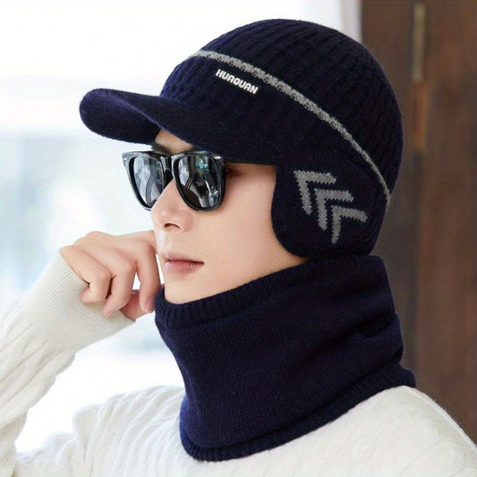 1pc of Duckbill Cap, Sold Only As a Hat. Unisex for Autumn And Winter, Featuring a Small Arrow Logo, Warm Fleece Lining, Ear Protection, And a Practical Brim. Suitable for Daily Outings, Shopping, Running, Mountain Climbing