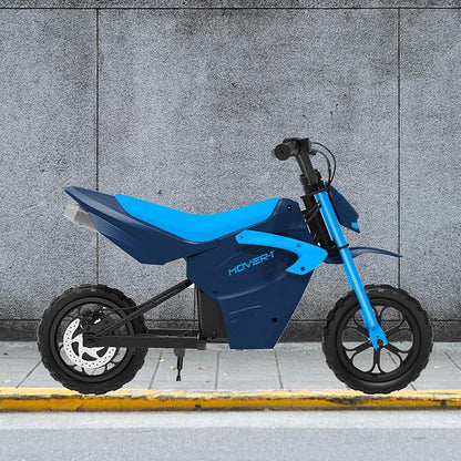 Hover-1 My First Dirt Bike for Kids - 300W Motor, 9MPH Max Speed, 9 Mile Range, 12" Off-Road Tires, 120LB Max Weight, Twist Grip Throttle & Rear Disc Brake Electric Dirt Bike for Kids Ages 5+ Years
