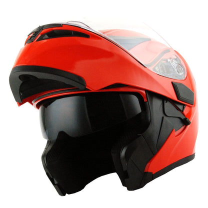 MOTORCYCLE MODULAR FULL FACE HELMET FLIP UP DUAL VISOR HELMET