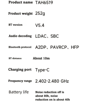 [ANC Wireless Headphones] Philips Wireless Bluetooth Headphones with ANC Hybrid Active Noise Cancelling | Over-Ear HiFi Surround Sound, 80 Hours Playtime, Five ENC Noise Cancelling, for iPhone and Android