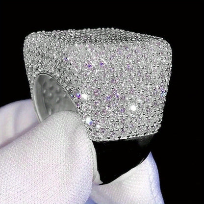 1pc Gorgeous Cubic Cubic zirconia Ring For Women For Wedding Engagement Party Jewelry Valentine'S Day GiftDesigner jewelry special offer jewelry for women High quality