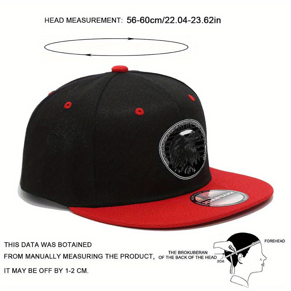 Unisex DJ Snapback Hat - Black & Red Two-Tone, Lightweight Breathable Polyester, Adjustable Snap Closure, Machine Washable, Perfect for EDM Parties & Casual Wear, Casual Headwear | Snapback Design | Durable Headgear, Yoki Man