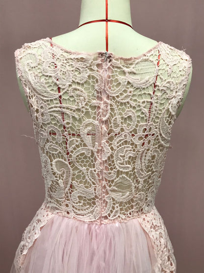 2026 New Wedding Dress | Sexy Lace, Three-Color, Midi Length, Lantern Sleeve, Crew Neck, Elegant Style