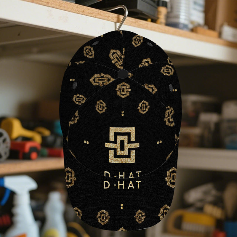 1pc 2D Thanksgiving Elegant Golden Pattern Print Baseball Cap - Full-Body Polyester Hat with Bold Vibrant Design, Ideal for Streetwear, Sports & Outdoor Running., Casual Wear, Streetwear Fashion, Trendy Headwear, Durable Fabr