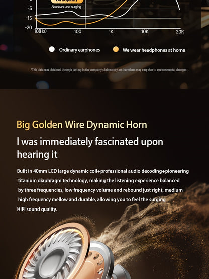 [Noise-Canceling Headphones] 2025 Classic Model Noise-Canceling Headphones - Dual Chip Technology, Lossless Sound, Dual Golden Plating Certification, Foldable/Wireless Design with Strong Anti-Interference Capability, Ensures