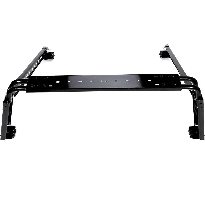 Adjustable Roll Bar Chase Rack Compatible with Full Size Trucks Silverado Ram F150 Sports Bar Cargo Rack Black Steel
