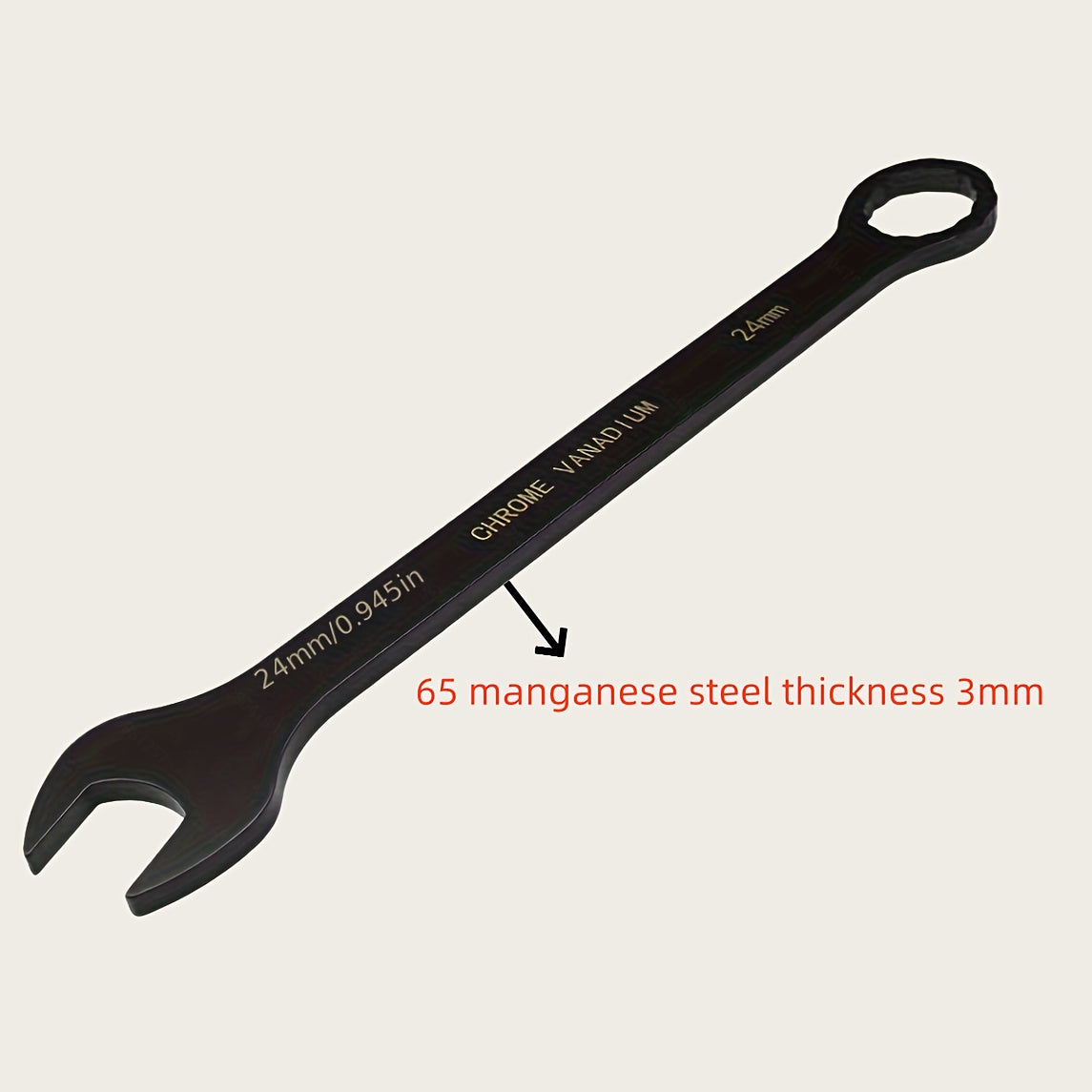 14pcs Industrial-Grade Dual-Purpose Combination Wrench Set - Ultra-Thin 3mm Thick, Manganese Steel, Interchangeable Box-End & Open-End, Durable & Wear-Resistant, Ideal for Home Decor, Outdoor Maintenance, and Electric Vehicle