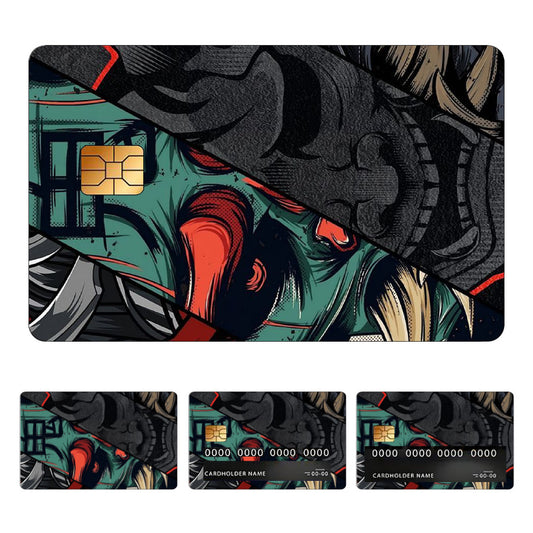 Vintage Matte Finish, Bubble-Free Digital Print for EBT/ Traffic/ Credit/ Debit Cards. Ideal for Holiday Gatherings & Party Favors (1/ 2/ 4pcs Sets), Event Essentials, Debit Card Design, Classic Style, Retro Aesthetic, Vinyl