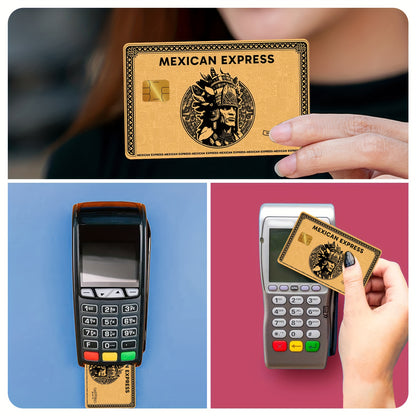 Two Stickers Made of PVC Material for Mexican Fast Travel Proof Bank Cards, Suitable for Various Uses Such As Credit Cards, Transit Cards, Debit Cards, And Keys. Card Covers Protect Bank Cards And Make Great Small Gifts for C