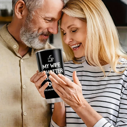 1pcs Husband Gifts For Wife, Best Husband Gifts, Husband Coffee Mug Glass 20oz, Anniversary Birthday Gift For Husband, Gifts For Husband Valentine's Day Father's Day Mother's Day