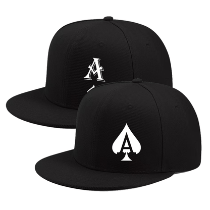 2D Flat - 2pcs A Letter Combination Style Unisex Fashion Hip-Hop Baseball Cap, Adjustable Size, Simple Casual Urban Style, Flat Brim Hat, Suitable for All Seasons, Unique Style