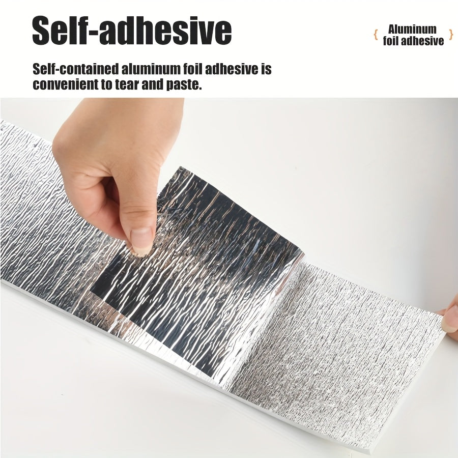 1 Roll, 197 inches x 3.94 inches, Large Roll Thickened Version, European Style Marble Tile Panel Wallpaper, Self-Adhesive PVC Faux Brick, Peel and Stick, DIY Removable No Residue, Waterproof, Wear-Resistant, Long Lifespan, Be