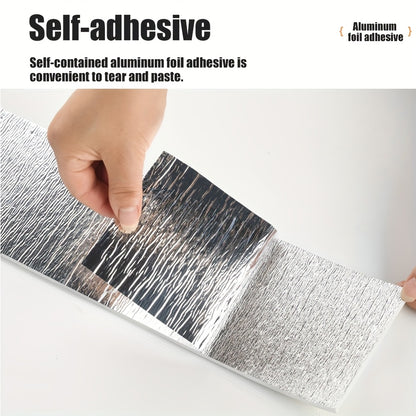 1 Roll, 197 inches x 3.94 inches, Large Roll Thickened Version, European Style Marble Tile Panel Wallpaper, Self-Adhesive PVC Faux Brick, Peel and Stick, DIY Removable No Residue, Waterproof, Wear-Resistant, Long Lifespan, Be