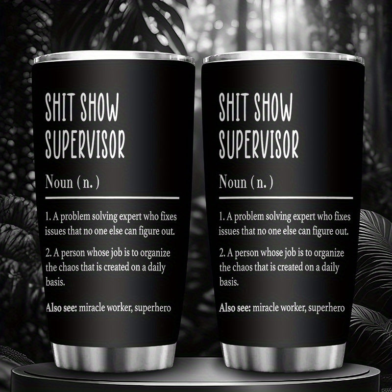 1pc Nurse-Themed 20oz Stainless Steel Tumbler - Double-Wall Vacuum Insulated Travel Mug with Print Cup, Hot/ for Nurses, Birthday & Valentine's/Mother's Day Gifts Suitable for Nurses, Healthcare Workers, Students