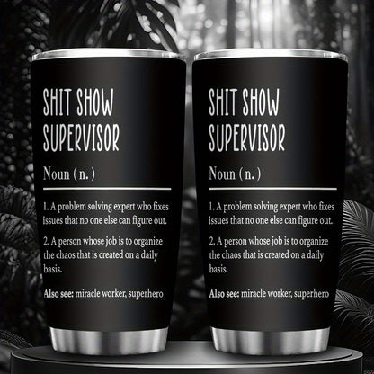 1pc Nurse-Themed 20oz Stainless Steel Tumbler - Double-Wall Vacuum Insulated Travel Mug with Print Cup, Hot/ for Nurses, Birthday & Valentine's/Mother's Day Gifts Suitable for Nurses, Healthcare Workers, Students
