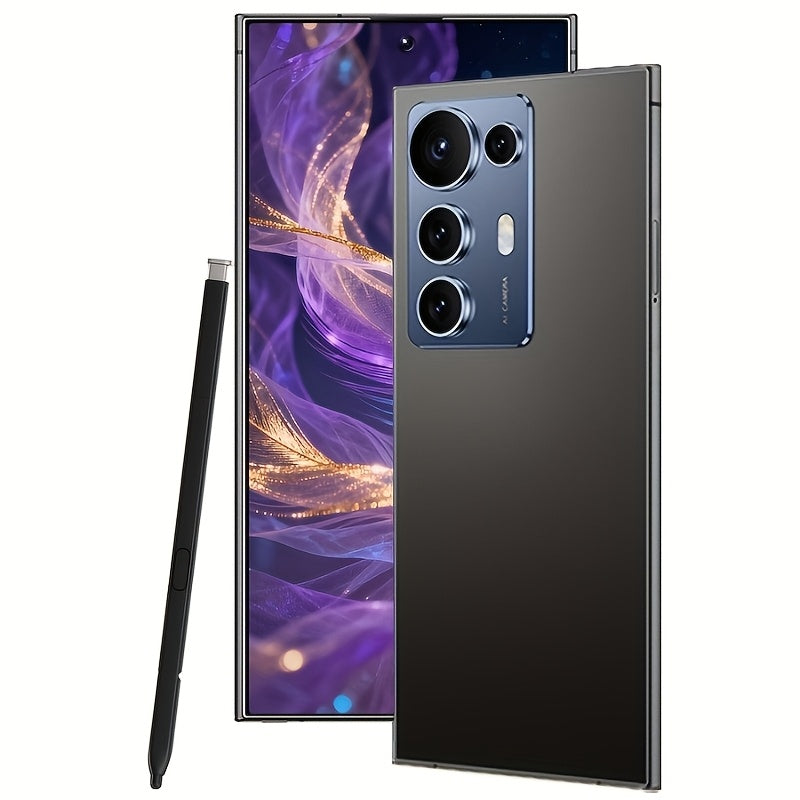 2026 New S25 Ultra Android Smartphone | 6.8-Inch 5G Unlocked Android 14 With 12Gb+512Gb Storage, Facial Recognition, Phone Case, Screen Protector, Headphones, And Charging Cable | Ideal For Daily Use, Travel, And Large-Screen