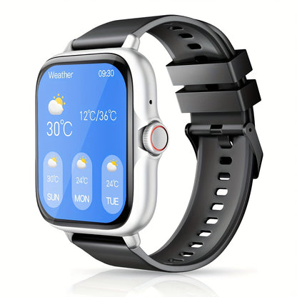 Multifunctional Sports Smart Watch for Men & Women, 1.83'' Full Touch Screen with Wireless Calling & Messaging, Pedometer, Fitness Tracker Smartwatch, for iPhone Android Cell Phones, Smartbands Fitness Watch for Women Men Fri