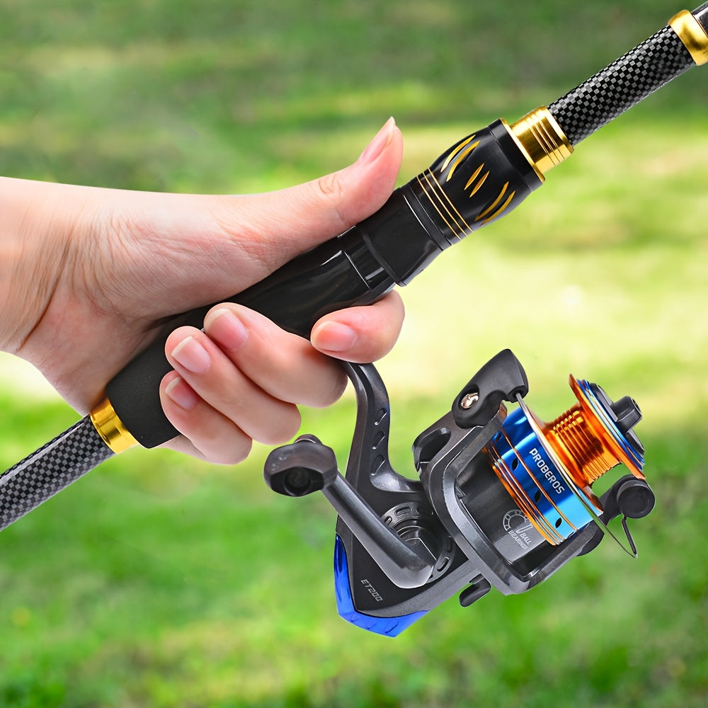Full-Size Sea Fishing Rod: 1.5/1.8/2.1/2.4m Casting Rod with Reel & Bag – Long-Range Offshore Gear, Offshore Fishing, Saltwater Fishing, Compact Design, Portable Setup, Corrosionresistant, Sturdy Reel, Fishing Set, Complete